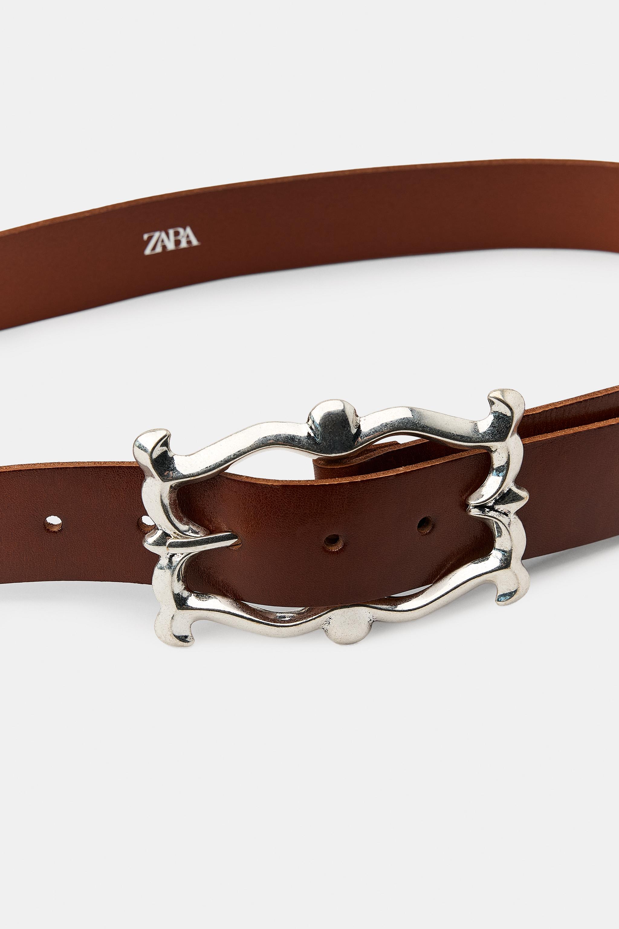 100% LEATHER BELT WITH ORGANIC BUCKLE